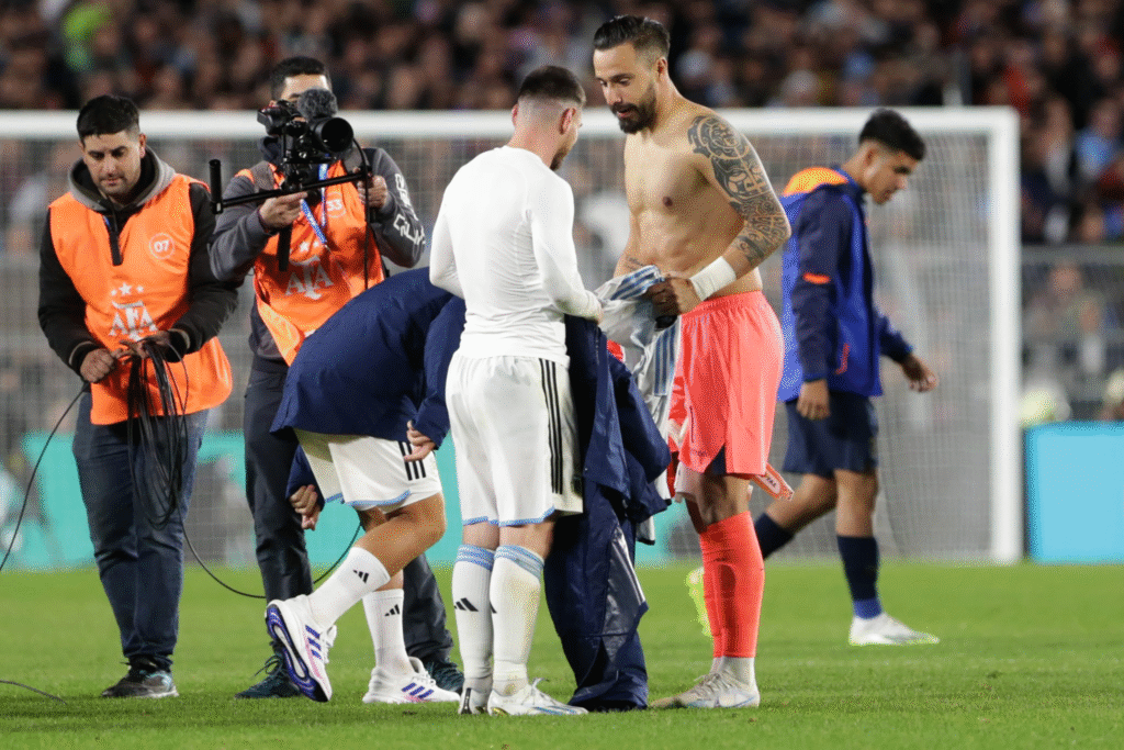 ex azul con messi